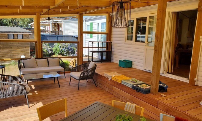 Kerroch House | Charming Mobile-home 5 people on private land 200 m from the beach