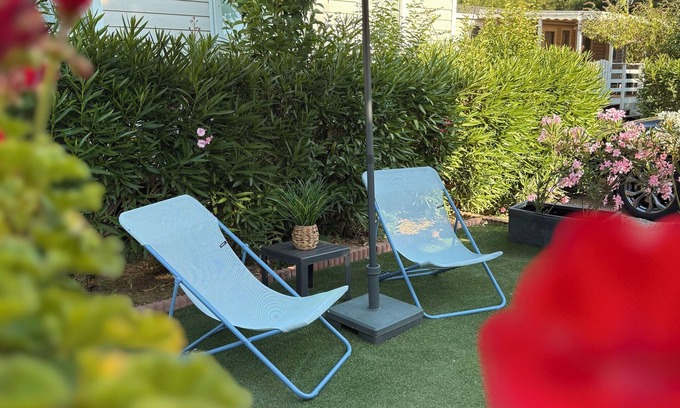 Vias House | Charming mobile home very well equipped campsite 4