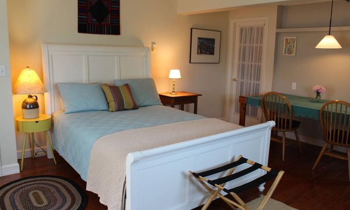 Gloucester Apartment | Charming Studio, Private Bath, Kitchenette, Deck, Walk to Beach