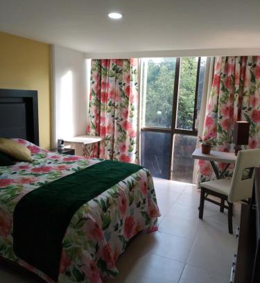 Hipodromo House | Charming sunny bedroom overlooking beautiful Amsterdam Avenue in best Condesa area
