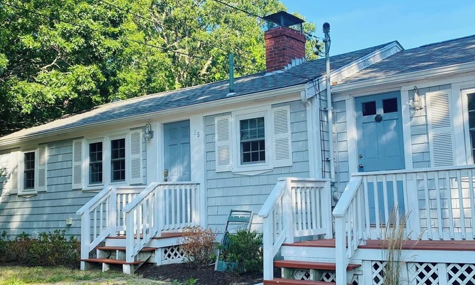 West Yarmouth House | Charming Waterfront Cape Cottage with Private Beach and Beautiful Water Views