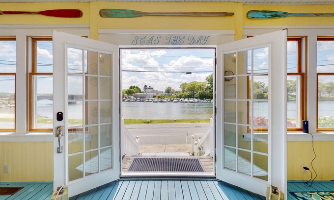 Buzzards Bay House | Charming waterfront home with patio, W/D, & amazing location
