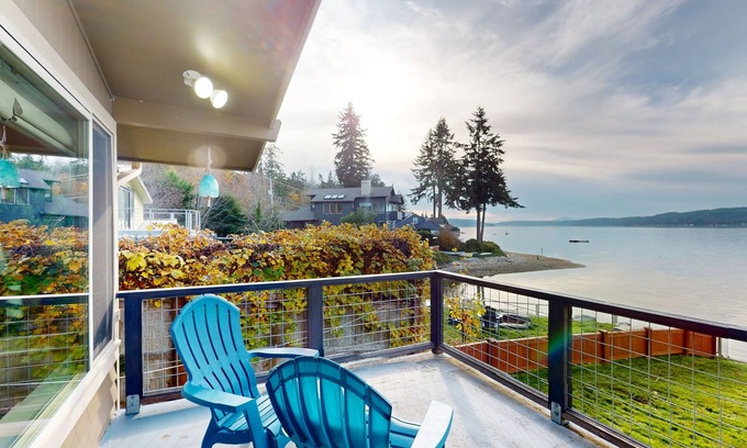 Belfair House | Charming waterfront retreat w/stunning views of the Olympic Mts & Hood canal