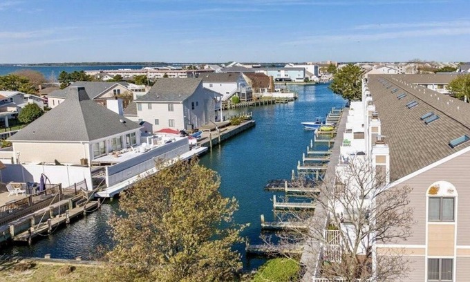 North Ocean City House | Charming Waterfront Retreat with pool & short stroll to beach!