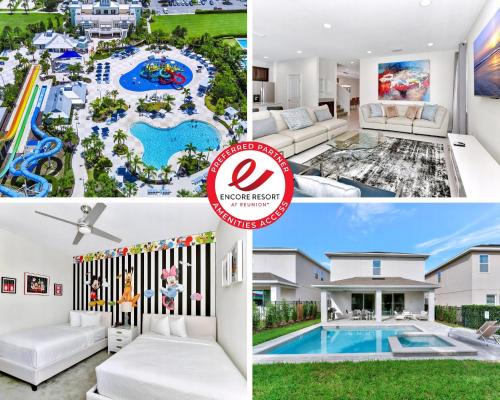 West Kissimmee House | Cheerful Home Near Disney With Private Pool, Themed Rooms And Waterpark & Resort Access At Encore Resorts Reunion - 7394Mr