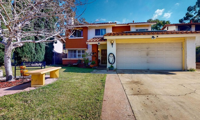 Lincoln Acres House | Cheerful home near the trolley with gym equipment, grill, fireplace, & streaming