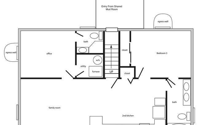 Barnum West Apartment | Chic 2 br 2 ba Basement unit with WiFi, AC in Barnum West near Sloan Lake Balmar