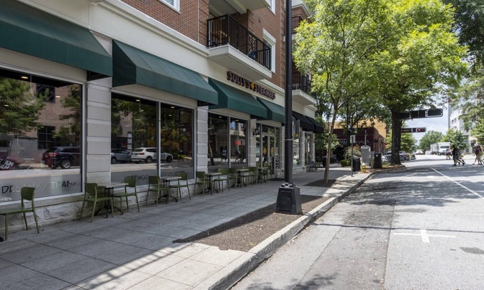 Greenville Downtown Apartment | Chic 2BR Apt, Steps from N Main St, Balcony Viewn