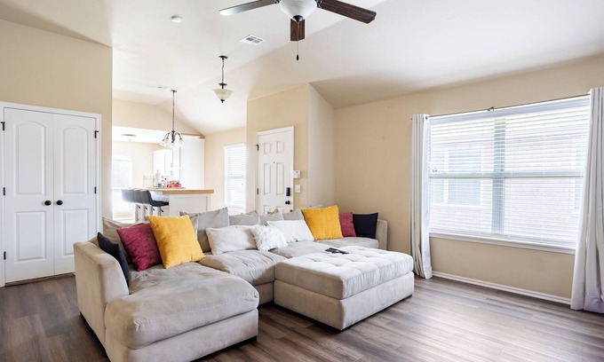 Oklahoma City House | Chic and Cozy: Your Ideal 3BR, 2BA Escape !