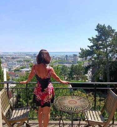 Cote Ouest Ormeaux Apartment | Chic et élégant, Terrasse Vue imprenable, le Havre