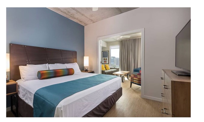 Civic District Apartment | Chic Studio Deluxe Hotel Suite in the Heart of Austin
