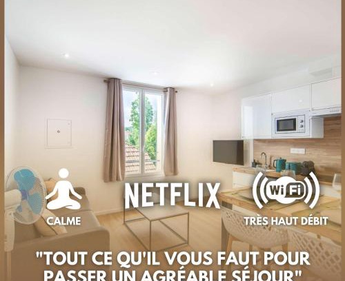 Bonnieres-sur-Seine Apartment | CHICHEN ITZA - Self Checkin Automatique - Netflix - 15 min Giverny