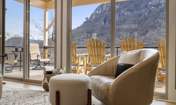 Chimney Rock House | Chimney Rock on Stilts By CM | Epic Views, Hot Tub & Dogs Welcome!