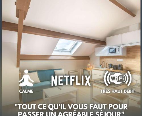 Bonnieres-sur-Seine Apartment | CHRISST RÉDEMPTEUR - Self Checkin Automatique - Netflix - 15 min Giverny