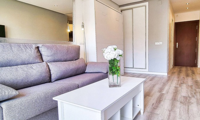 Marbella Seafront Promenade Apartment | Cibeles 904. Modern Studio with Sea Views in Marbella centre.