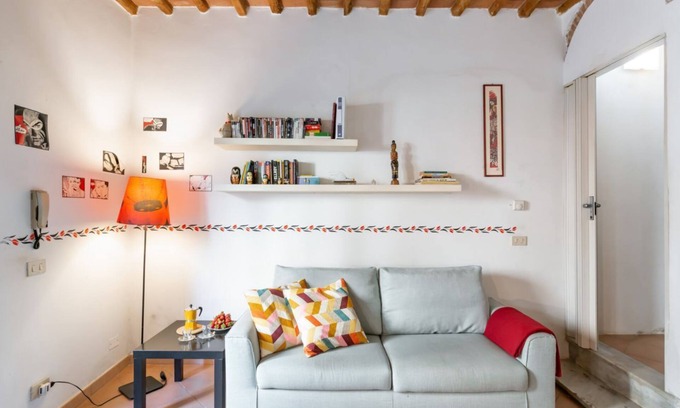 Pisa Apartment | Cisanello Rock Apartment with Patio and Barbecue
