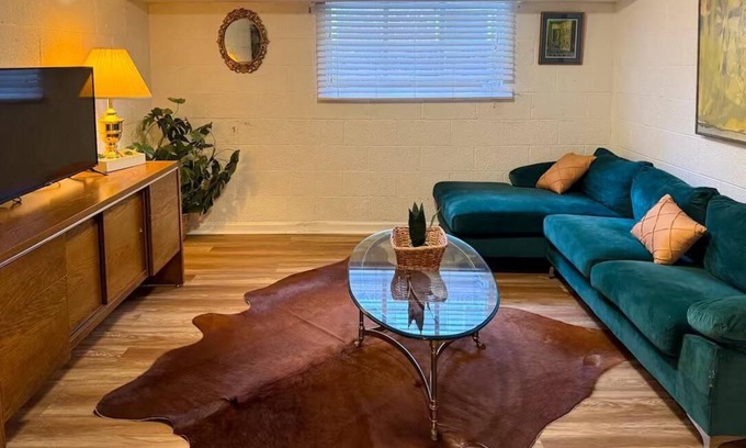 Johnson City Apartment | City Vibes + Nature Trails! Relax in our comfy 2BR—perfect base for exploring Johnson City & beyond.