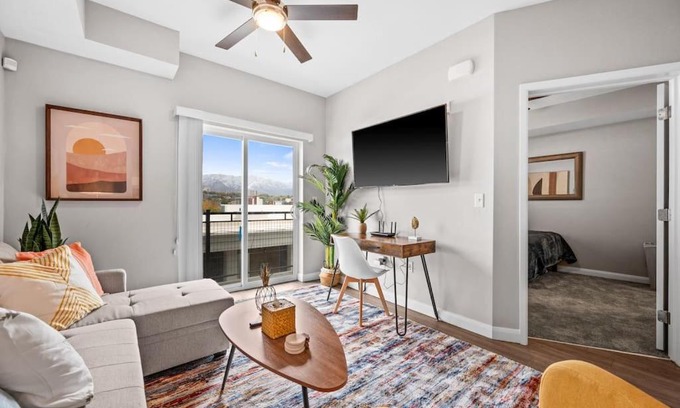Central City Apartment | City View BOHO Apt Stocked w everything you need