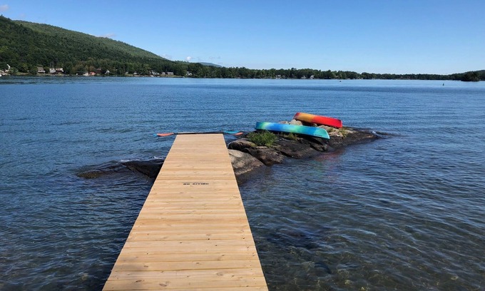 Ticonderoga House | CLASSIC HISTORIC ADIRONDACK CAMP ON 200' OF LAKE GEORGE WATERFRONT