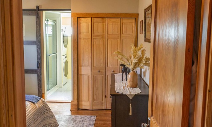 Portland House | Classic Maine home in quiet tree-lined street neighborhood with fenced in yard
