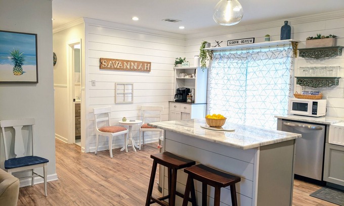 Savannah House | Clean Coastal Ranch Home Located Between the Beach and the City!