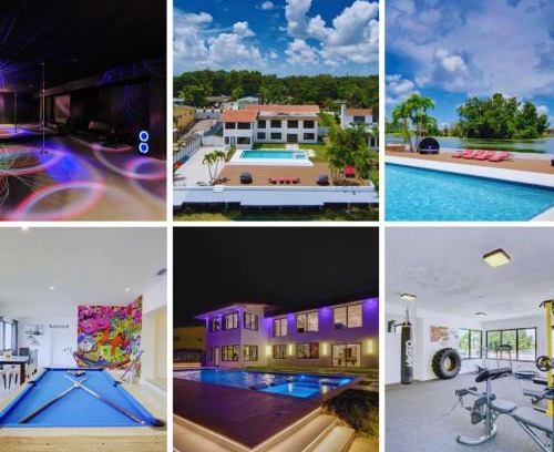Seybold Villa | Club House 305 w PRIVATE NIGHTCLUB, Cinema, Game Room, Gym & Pool