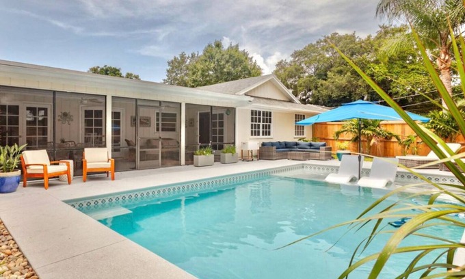 Florida Ridge House | Coast Cottage - Charming 3-bedroom house with private heated pool.