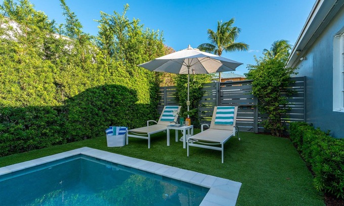 Southland Park House | Coastal Chic | Boho Surf Hideaway w/Pool in WPB