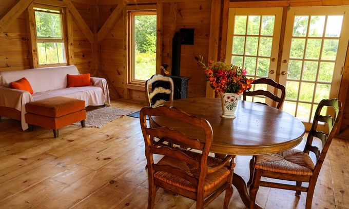Belmont Cabin | Coastal Maine Nature Retreat Cabin on Flower Farm