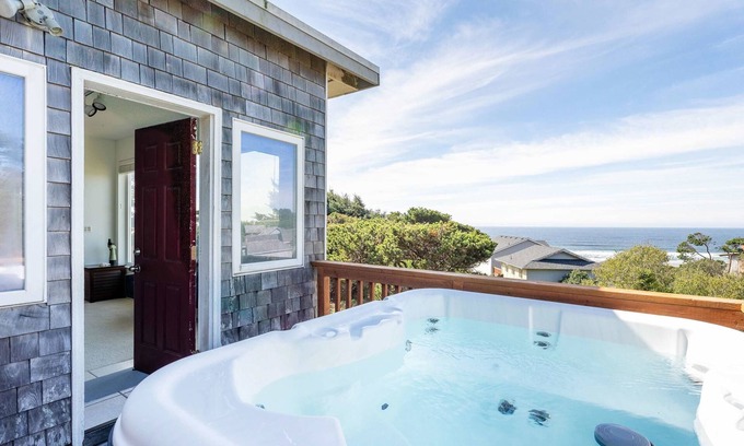 Newport House | Coastal Retreat, Ocean Views, Hot Tub | Sea Breeze