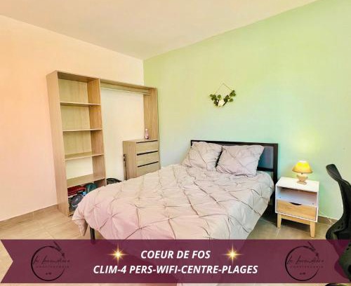 Fos-sur-Mer Apartment | Coeur de Fos-Centre Ville-CLIM-Plages-Parking-4 personnes