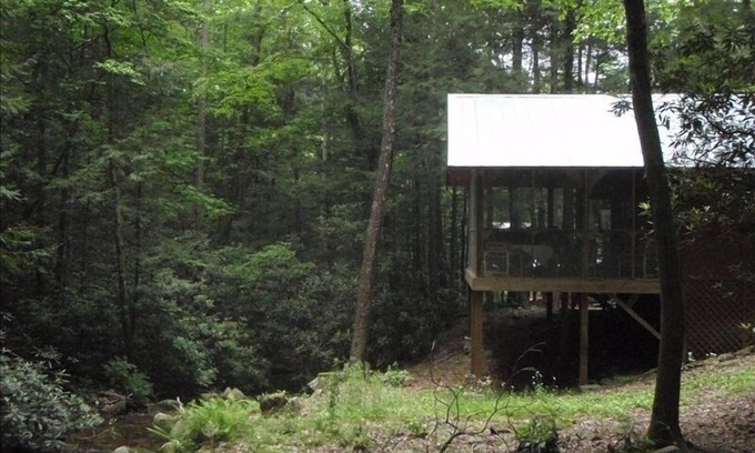Tellico Plains Cabin | Coker Creek Creekside Bungalow
