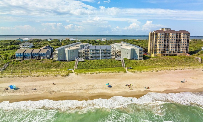 Indian Beach Condo | Colony by the Sea 110 2BR/2BA Oceanfront Condo | Family-Friendly Complex