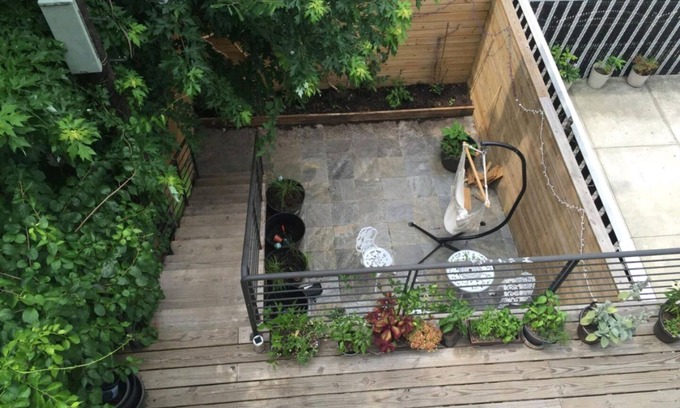 Bushwick House | Colorful Townhouse Duplex with outdoor space.