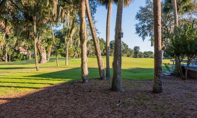Palmetto Dunes Villa | Come Relax On Our Big Deck! First Hole, 2nd Tee Robert Trent Jones Golf Course!