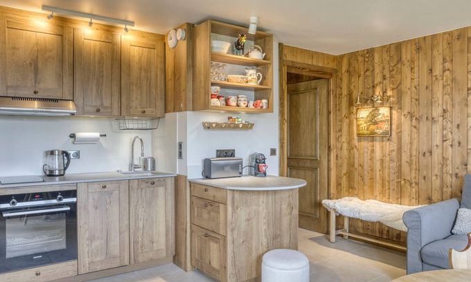 Megeve Apartment | Comfortable 1-bedroom apartment, terrace, Wifi, parking, close to slopes