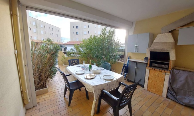 Marseillan Plage Apartment | Comfortable 2-room cabin, 6 pax, parking in Marseillan-Plage