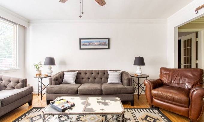 Glencliff House | Comfortable home close to everything w/private deck/yard, well equipped kitchen.