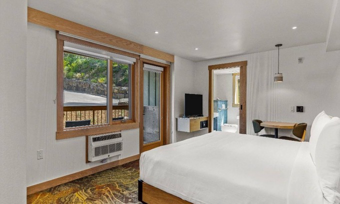 Banff Apartment | Comfortable King Room w/Accessible Amenities