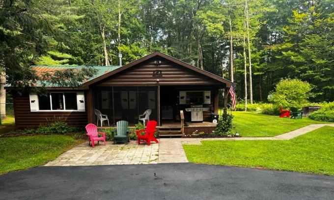 Boonville House | Complete serenity stream side 5 mi from Booneville.