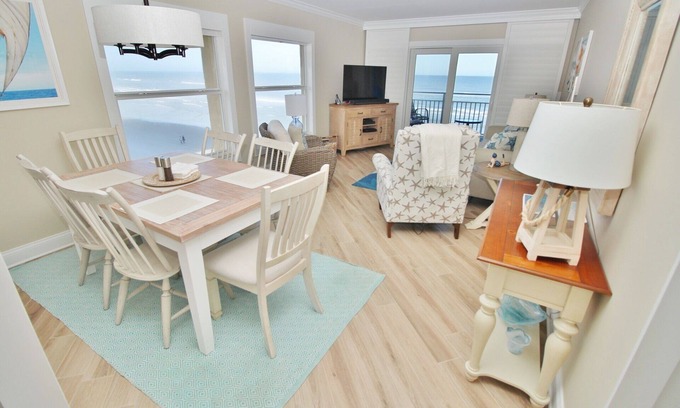 New Smyrna Beach Condo | Completely Renovated Corner Condo with Direct Views of the Atlantic Ocean