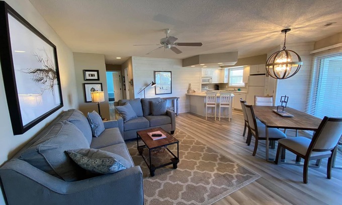 Cherry Grove Beach Condo | Condo - North Myrtle Beach - One Block to Beach! River side/Golf Course View!