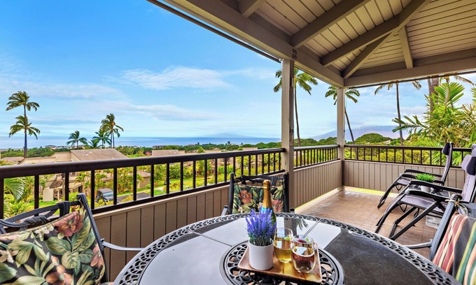 Wailea Condo | Condo with soaring ceilings and ocean views
