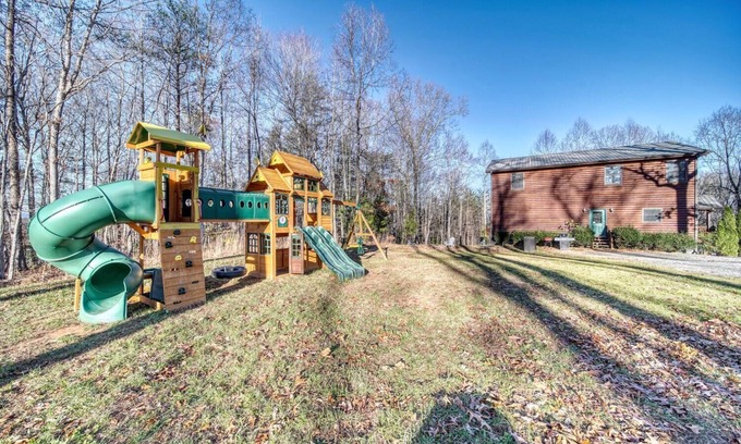 Young Harris House | Conners Ridge Cabin is next to a small family Goat farm