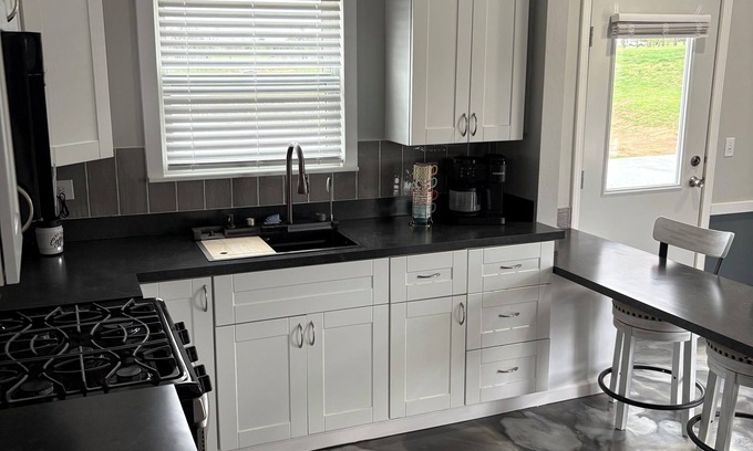 Sulphur Cabin | Contemporary 2-bedroom new construction cabin in pleasant Davis with AC, WiFi
