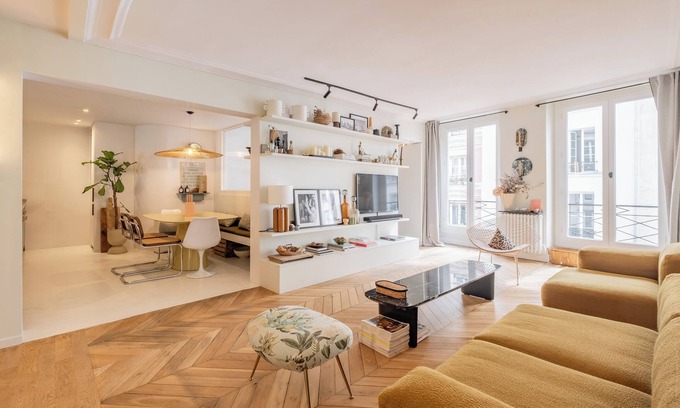 Bonne-Nouvelle Apartment | Contemporary Beauty, by Veeve