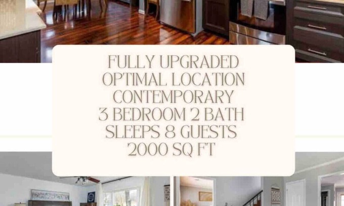 Greensboro House | Contemporary & Cheerful Great choice for families