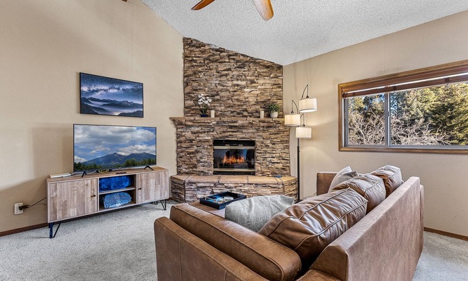 Flagstaff House | Contemporary Country Club Condo with portable A/C's in the bedrooms.