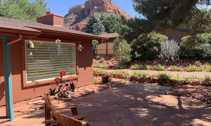 Sedona House | Contemporary Home w/Nice Outdoor Living Spaces and Hot Tub