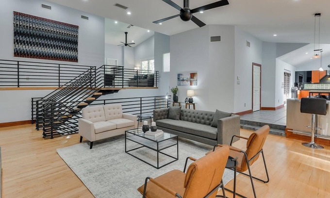 Kessler House | Contemporary Tri-level Home Close to Downtown